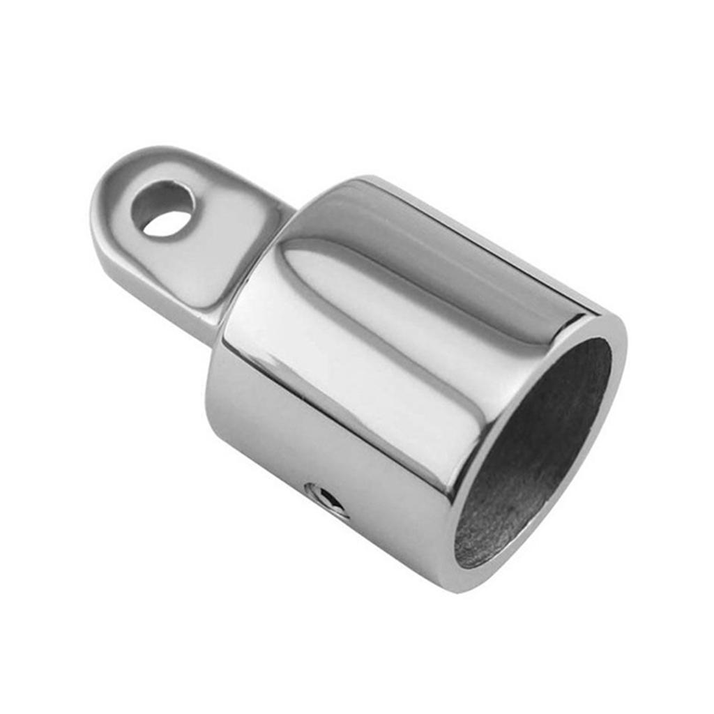 30/32mm Bimini Top Caps Tube Canopy Hardware Eye End Top Fitting Marine 316 Stainless Steel Boats Accessoires Durable