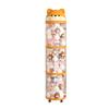 Stuffed Animal Storage Tube Stuffed Doll Organizer with Wheels Transparent Plush Toy Bucket with Lid for Nursery Bedroom Playroom