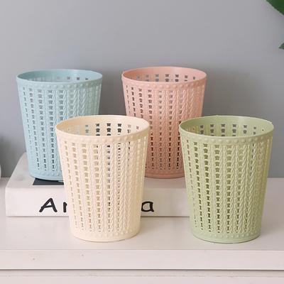 2 ks Stolní odpadkový koš Ratanový dutý design Odolný proti stárnutí Mini stolní odpadkový koš Kompaktní velikost