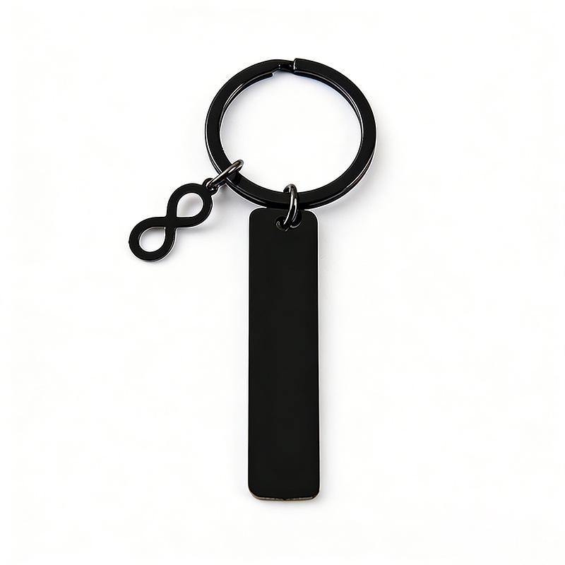 Stainless Steel Infinity Symbol Keychain - Festival Gift with UV Color Printing