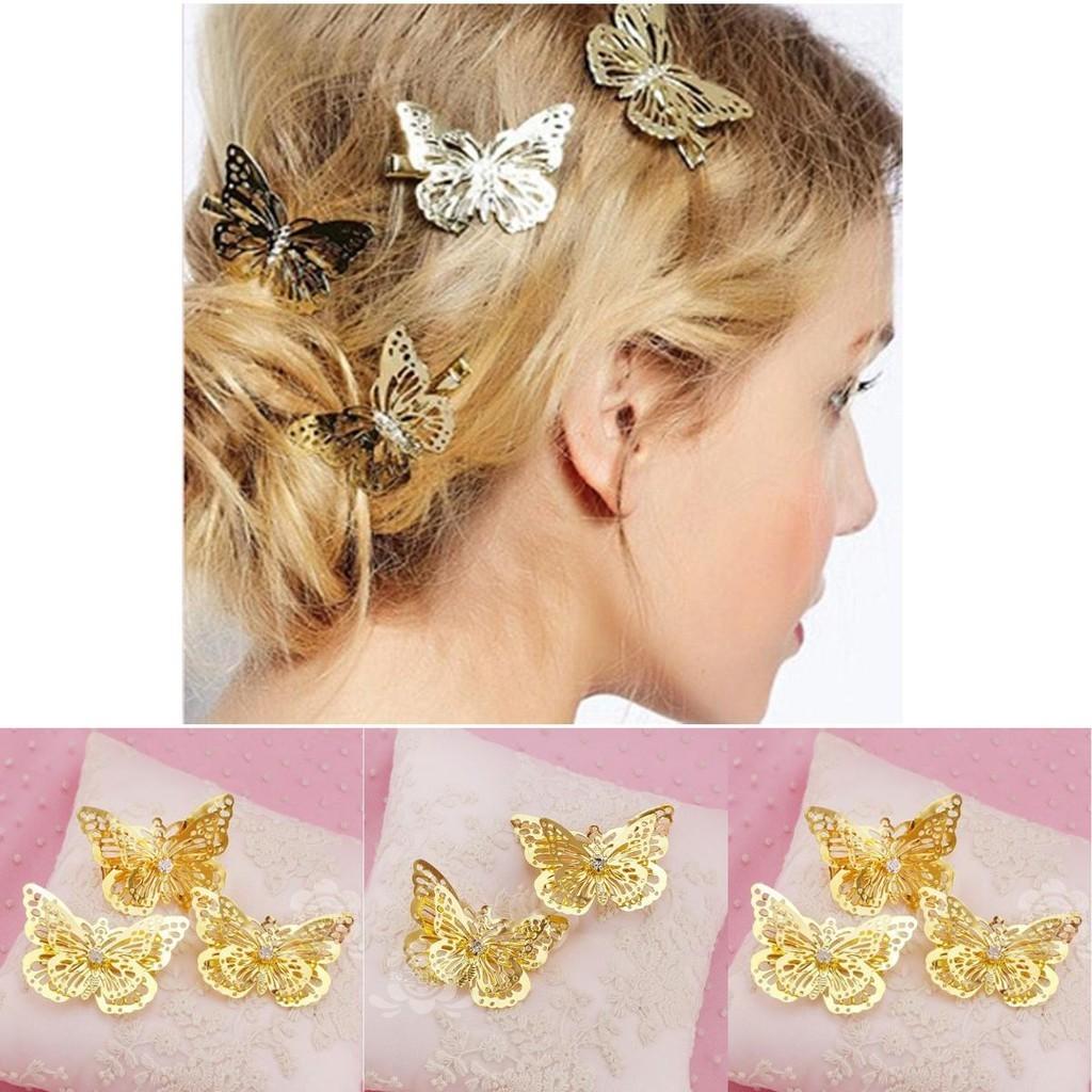 Atemberaubende Bungo Stray Dogs Akiko Yosano Goldener Schmetterling Haarspange Accessoire