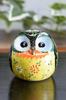 Waza No Kura Stylish Owl Figurine, Kutani Ware, Jade Owl, Black Glaze, Ceramic, Lucky Charm, High-End Brand Interior Object, Perfect for 60th, 70th, 7