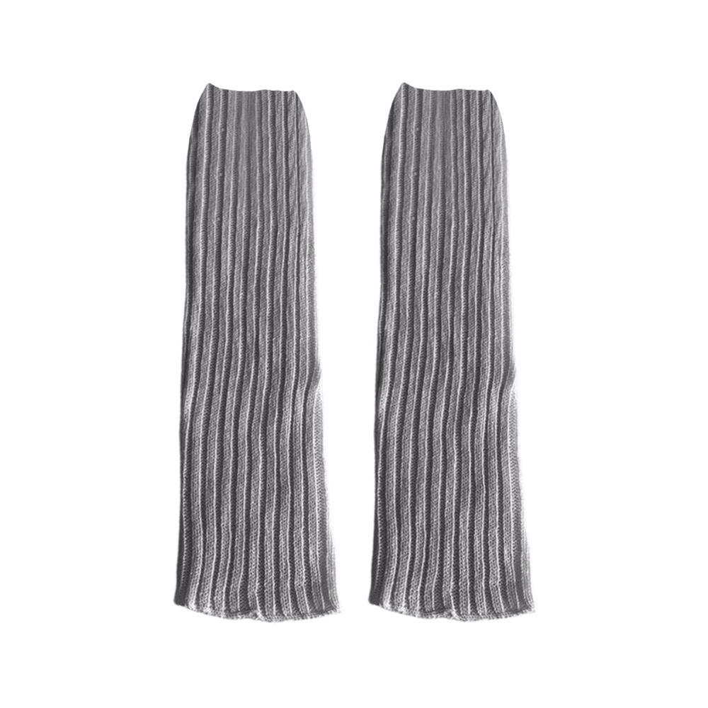 Fashion Gothic Knitted Foot Cover Thickened Warm Lolita Leg Warmers Stretchy Jk Uniform Socks Autumn Winter