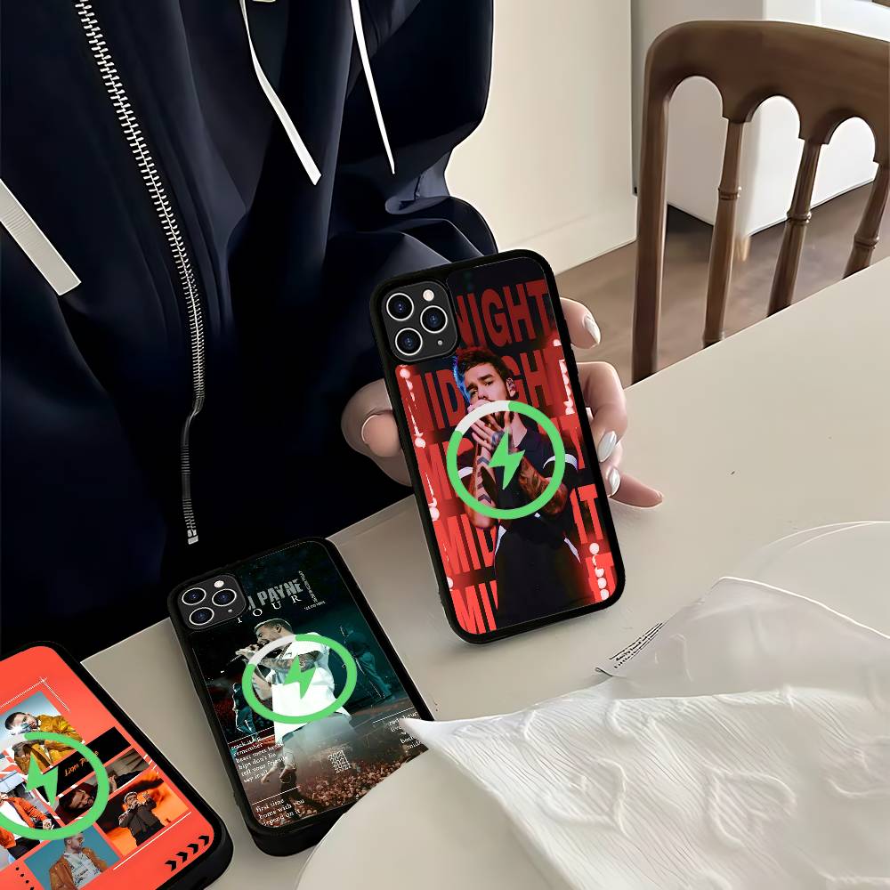 Singer L-Liam P-Payne For Magsafe Case For IPhone 17 16 Pro Max 15 14 Plus 13 12 11 Wireless Charging Phone Cover