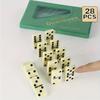 Four-Color Double Six Dominoes Set in PVC Box