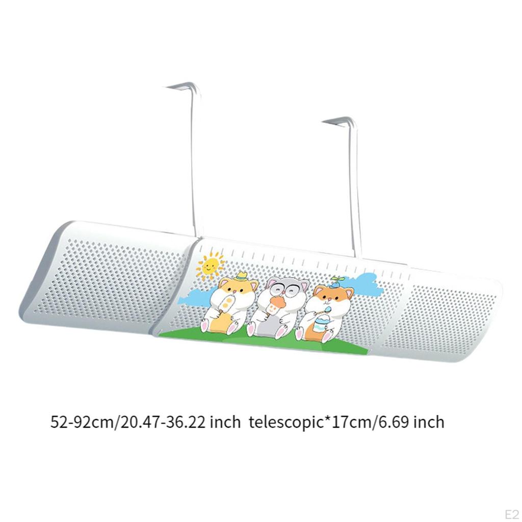 Verstellbarer Klimaanlagenabweiser für den Heim- und Bürogebrauch