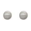 Unique Brushed Metal Oval Stud Earrings - Fashionable, Simple Design with Personality