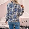 Women's Autumn Printed Vacation Casual Long Sleeve Shirt Tops