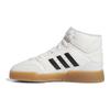 adidas Originals Drop Step Cuero Sintético Ante Puntera Redonda Cómodo Duradero Media Caña Zapatos de Skate para Niños Zapatillas para Niños Blanco IF2717