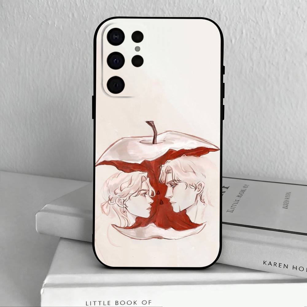 Once U-Upon a B-Broken H-Heart-T Phone Case For Samsung S25,S24,S21,S22,S23,S30,Ultra,S20,Plus,Others Soft Black Cover
