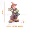 New Thanksgiving Dwarfs Scarecrow Resin Crafts Ornaments, Elf Miniature Landscape Decorations