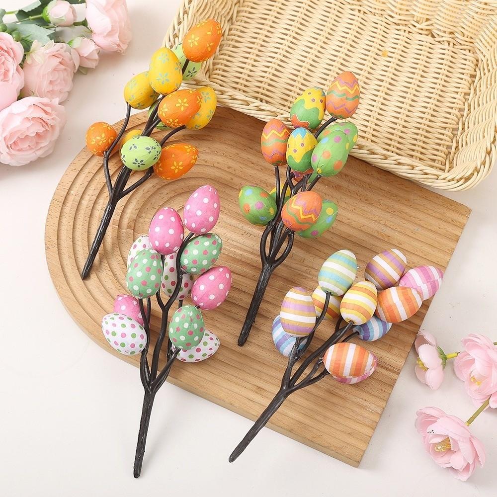 Lightweight Artificial Flower Arrangements Simulated Floral Stems  Easter Desktop Decoration