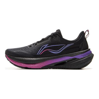 Li Ning Wu Shi 5S 5.0 Tecnología de Amortiguación de Palma Completa Zapatillas de Entrenamiento Zapatillas de Running para Mujer Negro ARSV022-2