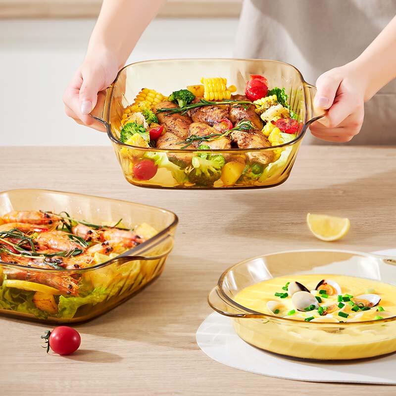 Klara Rectangular Glass Baking & Serving Dish