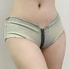 Women's High Elasticity Low-Waist Ripped Denim Shorts - Plus Size