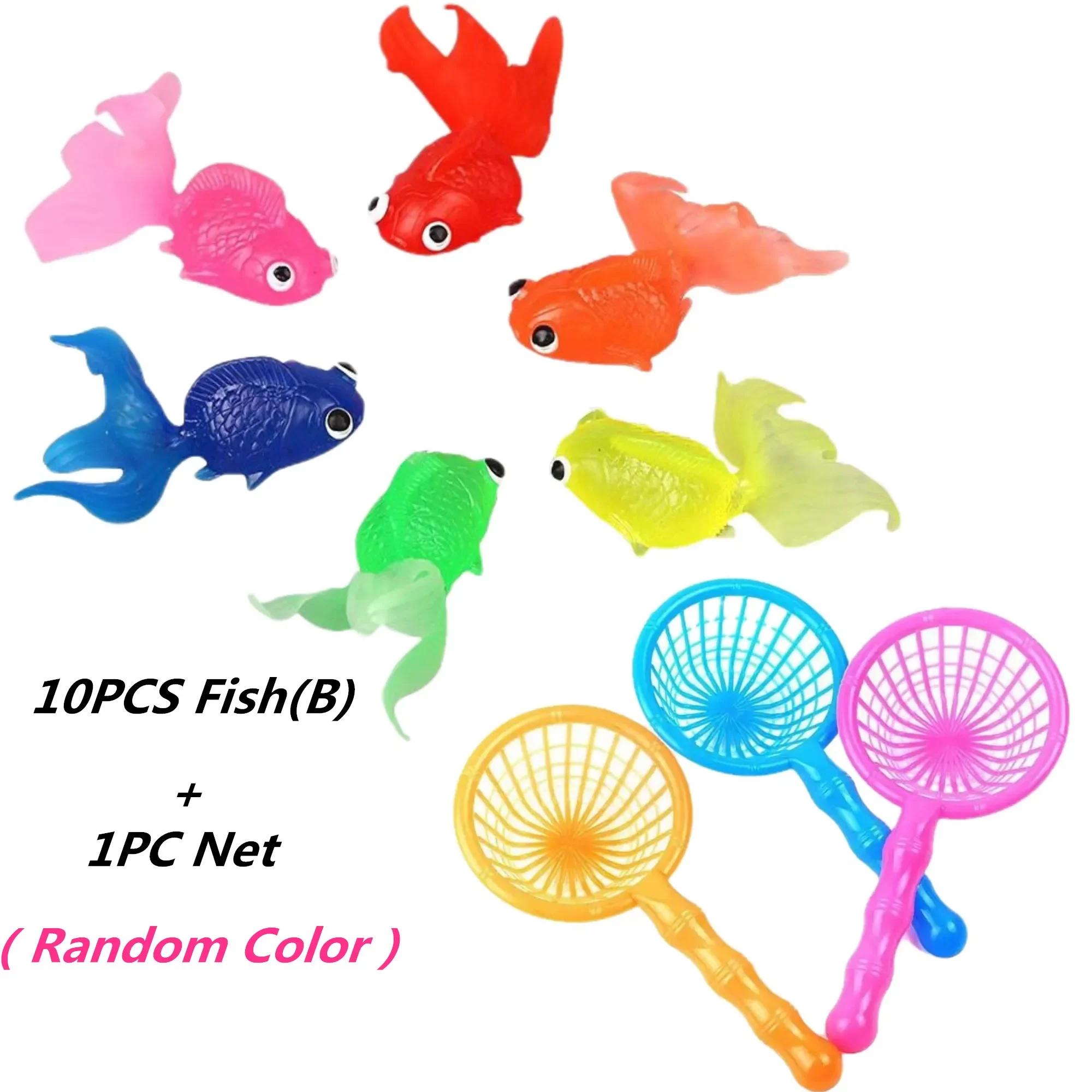 High-Quality 10Pcs High-Quality Cute High-Quality Rubber High-Quality Goldfish High-Quality Bath Play sets - High-Quality Floating High-Quality Baby