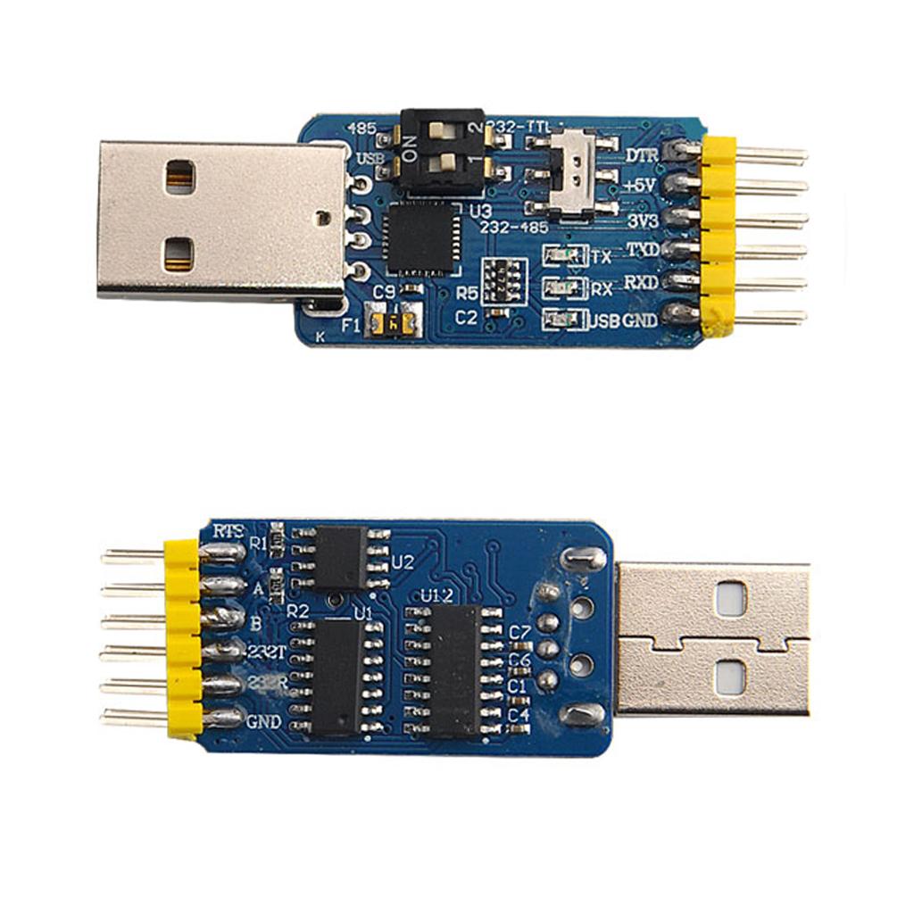 CP2102 USB 2.0 to TTL Level Download Cable to Serial Board Adapter Module 5V 3.3V Debugger TO 485 232 Support Win10