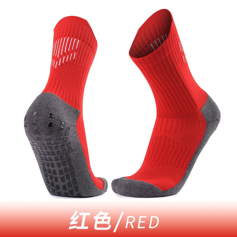 Training Thickened Towel Bottom Medium Tube Socks Non-Slip Sweat-Absorbing Sports Socks Men'S Professional Dispensing Football Socks