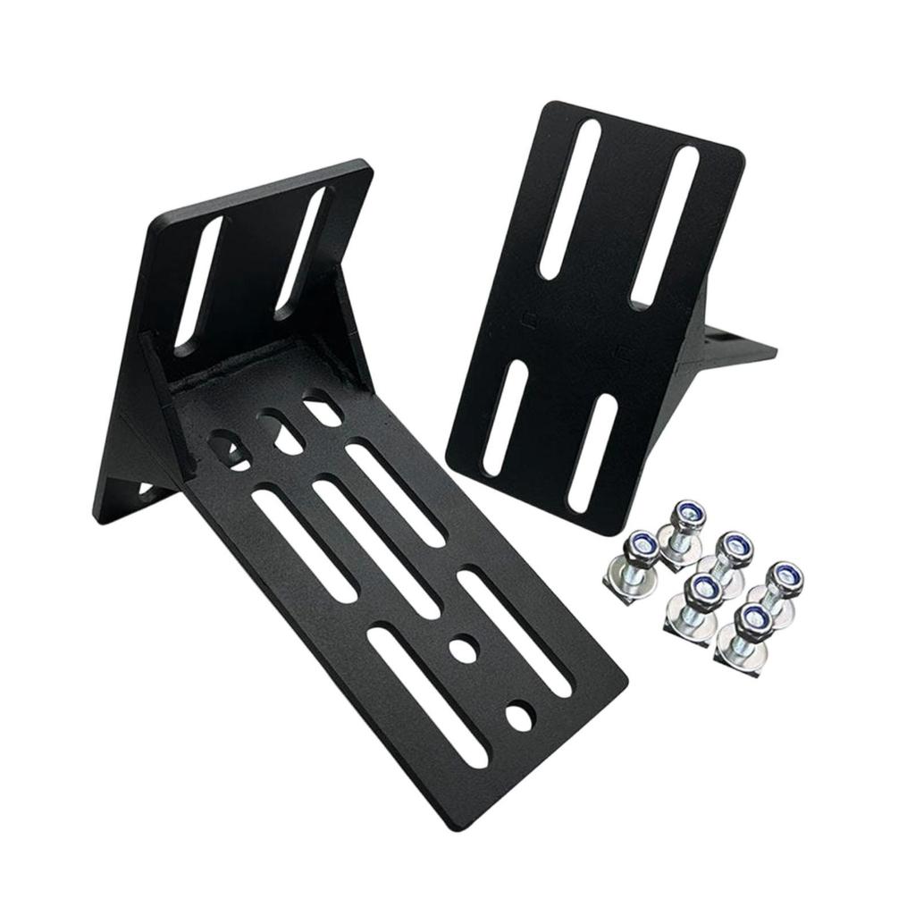 2 Pieces Awning Bracket Car Mounting L Brackets Kit Accessories Replacement Stable Outdoor