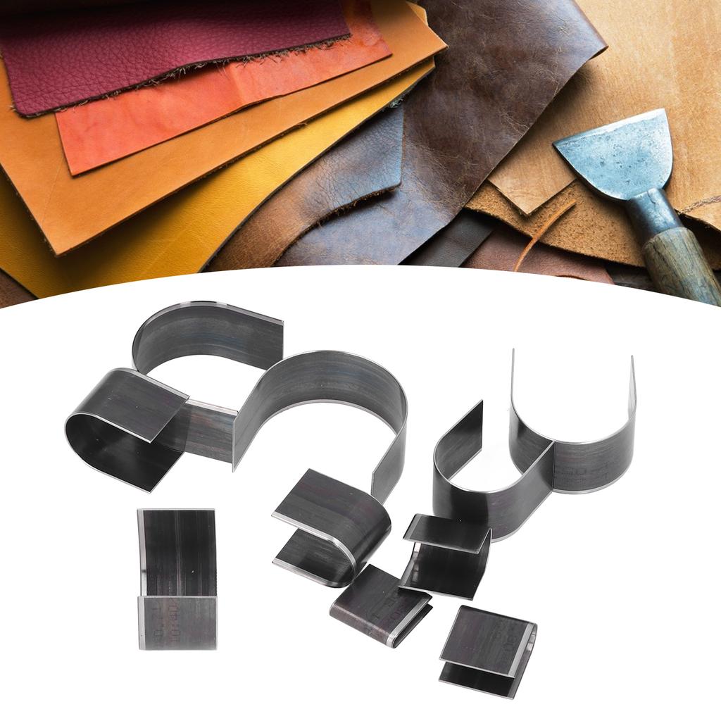 10Pcs Leather Punching Die Set Corner Edge Trimmer Mold Punch Tools Cutter for DIY Craft Making
