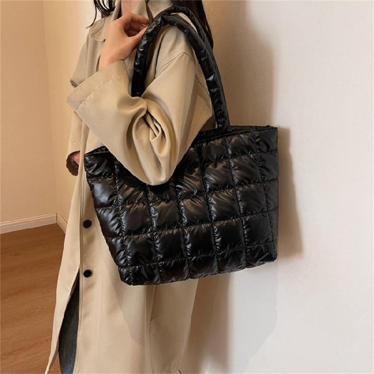 Puffer Bag for Women Functional and Fashionable Shoulder Bag Shopping Handbag