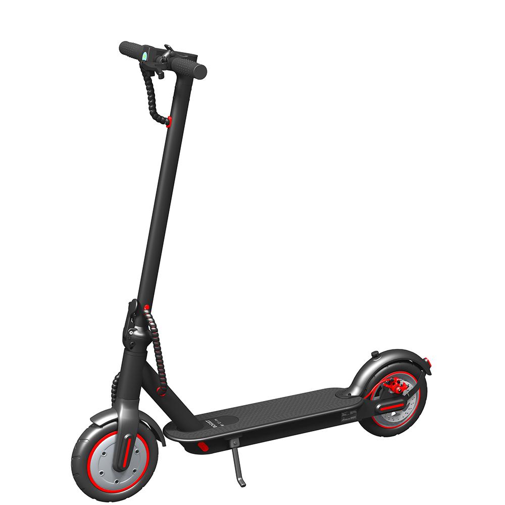 ES-S3PRO Urban Electric Scooter, Black/White, 8.5 Inch Tire, 36V 10Ah Battery, 25km/h Speed, Portable E-Scooter for Adults