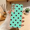 Ins Style P-Polka Dot Vintage Phone Case For Samsung Galaxy A71,A70,A52,A51,A40,A30 Transparent Cover