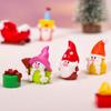 Weihnachten Niedliche Hexe, Zwerg, Weihnachtsmann, Kunstharzhandwerk Dekorative Artikel, Kleine Ornamente und Accessoires