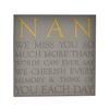 Thoughts of You Memorial Square Plaque - Nan