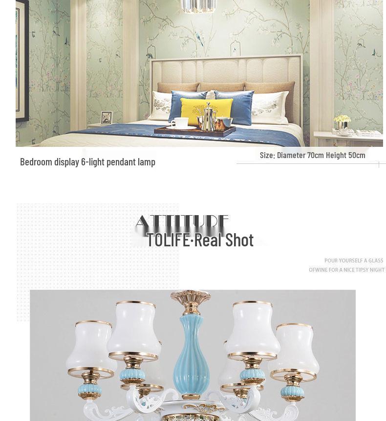 New 2024 European Crystal Chandelier for Living Room and Master Bedroom Luxury Lighting.