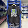 SAINT Mx6 FW26 T-shirt Lavé Vintage Imprimé Crâne Col Rond Manches Courtes Haut Décontracté Homme
