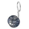[Ahuuen] Car Hub Keychain,Wheel Hub Car Keychain,Metal Wheel Rim Keychain-Wheel Rim Keychain Car Accessories