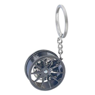 [Ahuuen] Μπρελόκ Κέντρου Τροχού Αυτοκινήτου, Μπρελόκ Κέντρου Τροχού Αυτοκινήτου, Μεταλλικό Μπρελόκ Ζάντας-Μπρελόκ Ζάντας Αξεσουάρ Αυτοκινήτου