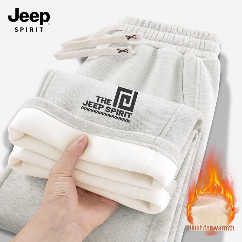 

JEEP SPIRIT Men s 2025 Fleece-Lined Straight Leg Sweatpants L (175)
