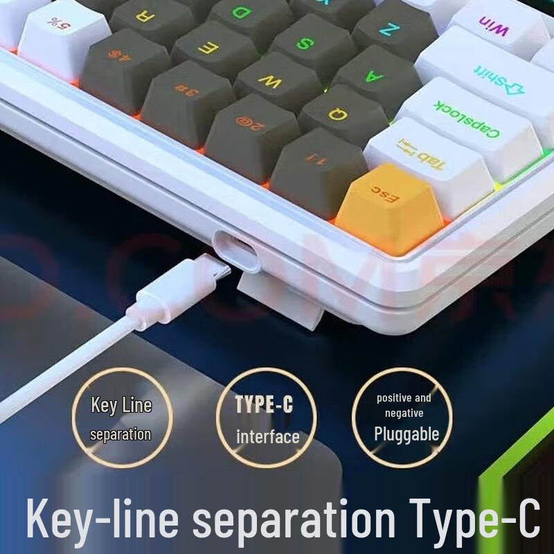 YunGuoGuo K78 Wired Custom Mechanical Keyboard