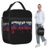 IC3PEAK Death No More Insulated Lunch Bag for Women Office Cooler Thermal Food Box Tote Portable Lunch Boxes Container