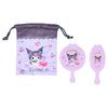 Sanrio Kuromi Mirror & Brush Set Japan NEW