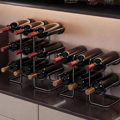 Large Capacity Insulation Cup Holder Iron Wine Water Bottle Holder Water Cup Racks Home Use