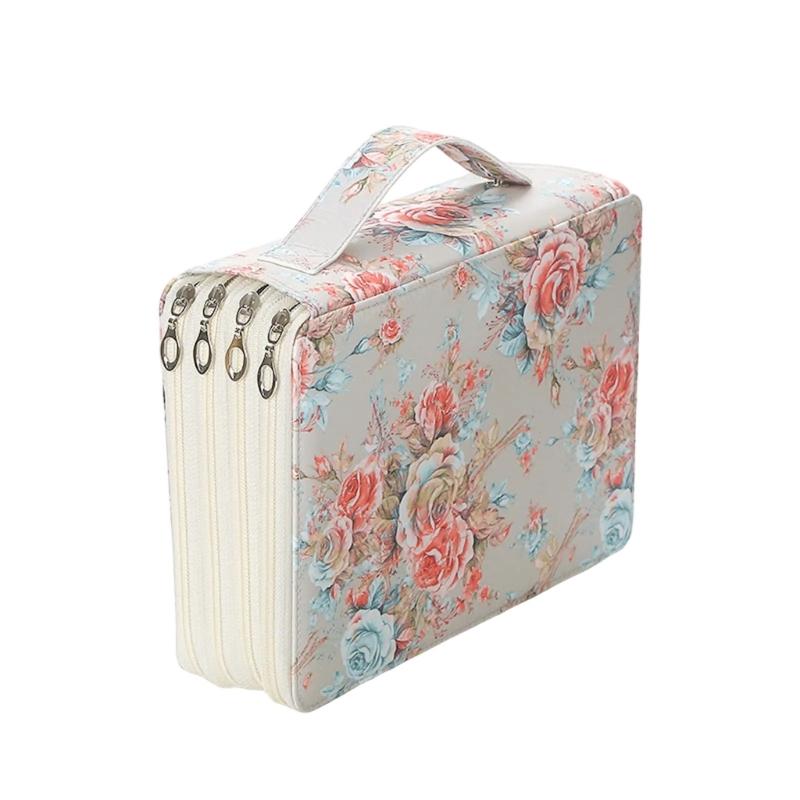 High Capacity Pencil Bag 200 Slots Zippers Closure Pencil Case for Artist Student, Large Capacity Pencil Holders Pouches