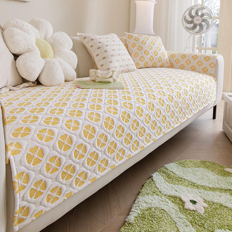 

Cool Sofa Cushion Summer Season Sofa Seat Cushion Sofa Cover New One-Piece Combination Sofa Cushion Cover 70*70cm