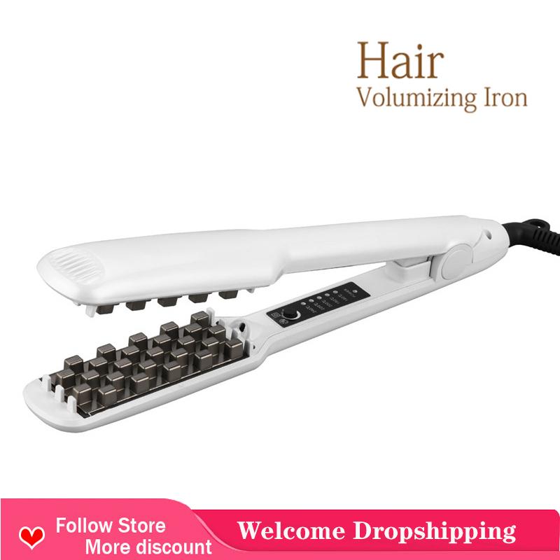 Hair Iron 3D Mesh Wavy Hair Stylers Professional Wavy Hair Stylers Corn Style Hair Puffing Clamps Flat Iron Hair