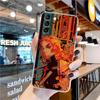 Kamado Nezuko Kimetsu No Yaiba Demon Slayer Průhledný obal pro Samsung Galaxy S22 S21 S20 FE S 22 Ultra S10 E S9 Plus 5G Kryt Coque
