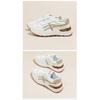Womens PU Leather Retro Running Shoes Lightweight Platform Sneakers