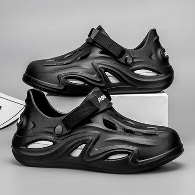 Neue Herren Outdoor Sandalen Sport Pantoletten Strand Pantoletten Atmungsaktive Weiche Clogs Herren Freizeit Gartenschuhe Rutschfeste Herren Outdoor Sandalen