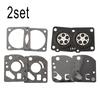 2 Sets of Diaphragm Repair Kit for Carburetor For Ruixing Carbs Compatible with For Homelite RX1 and Roybi Trimmers