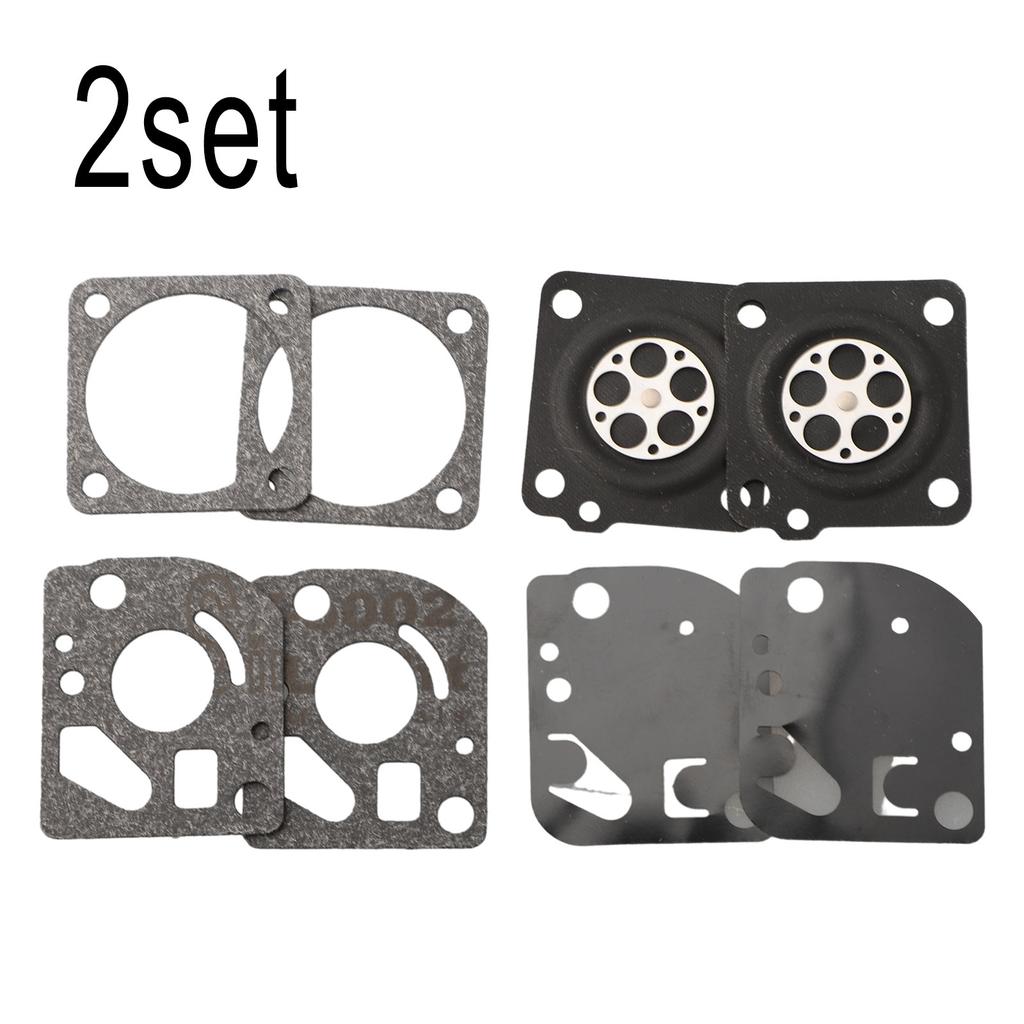 2 Sets of Diaphragm Repair Kit for Carburetor For Ruixing Carbs Compatible with For Homelite RX1 and Roybi Trimmers