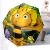 Bee, Adventure Automatic Opening and Closing, 8 Rib Structure Portable Umbrella, Suitable for Men and Women In All Seasons  Perfect Gift for