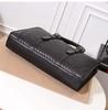 Baodanjia Same Leather Woven Briefcase Korean Version Business Simple Handbag Shoulder Messenger Bag Computer Bag Tide