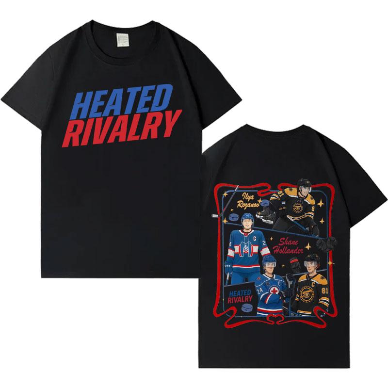 Heated Rivalry Shane Hollander Ilya Rozanov Hip Hop Graphic Tshrit Mens Women 2026 Spring summer new Casual Short Sleeves top