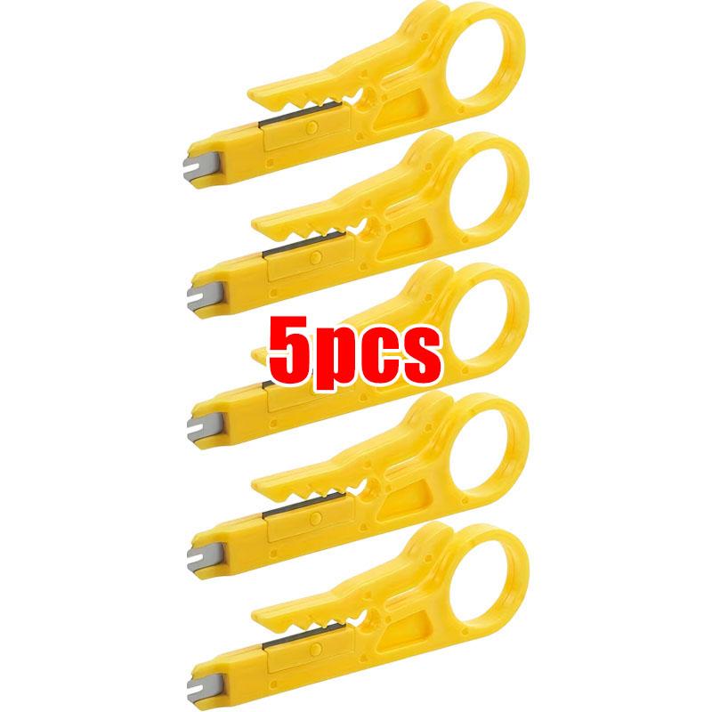 Wire Stripper Knife Crimper Pliers Crimping Tool Cable Stripping Wire Cutter Multi Tools Cut Line Multifunctional Hand Tools